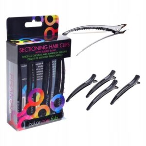 Merkloze Elastische Haarklemmen Zwart - Set van 4