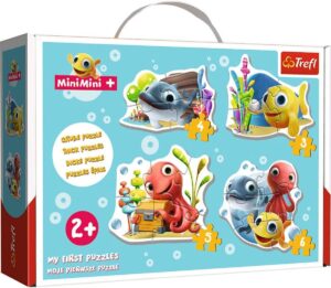 Trefl Rybka MiniMini 4-in-1 Puzzel - 18 stukjes - Vanaf 3 jaar