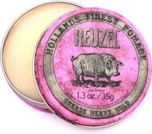 Reuzel Hf Pomade Grease Heavy Hold - Pink 35 gr