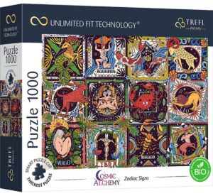 Trefl 1000U Dierenriemtekens FSC Mix 70% Puzzel - 1000 Stukjes Legpuzzel - Vanaf 12 jaar