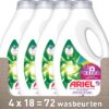 Ariel Vloeibaar Wasmiddel +Extra kleurbescherming - 4 x 18 Wasbeurten