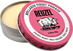 Roze pomade op oliebasis - Reuzel Pomade Pink Heavy Grease - 95g