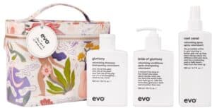evo Wonderlocks Volume Promo Bag – Gluttony Volumising Shampoo, Bride of Gluttony Volumising Conditioner & Root Canal Volumising Spray met Tas