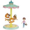 Jonotoys Speelset Wonderpark Draaimolen Junior 22 Cm 6-delig