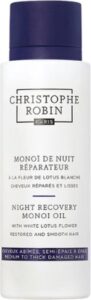 Christophe Robin Night Hair Recovery Monoi Oil with White Lotus Flower – Herstellende Nachtolie – 92 g
