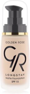 Golden Rose Longstay Matte Foundation NO: 02 - Vloeibare Matte Foundation