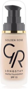 Golden Rose Longstay Matte Foundation NO: 03 - Vloeibare Matte Foundation