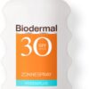 Biodermal Zonnespray SPF 30, 175 ml - Zonnebrand Hydraplus met UVA/UVB, Intensieve hydratatie, Trekt snel in, Zeer water resistant