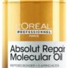 L'Oréal Professionnel Absolut Repair Molecular Bi-Phase Haarolie – 100 uur lang prachtige glans - Voor alle beschadigde haartypes - 90ml