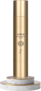 Gold dry hairspray