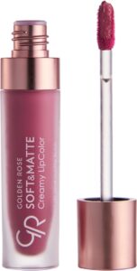 Golden Rose Soft & Matte Creamy Lipcolor NO: 110 Matte vloeibare lippenstift hydraterende formule minder droog op de lippen