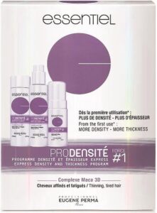 Eugene Perma Essentiel Pro Densite #1 Set 450 ml - Shampoo 200ml/Firming Treatment 150ml/Firming Mousse 100ml